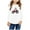 White-3, variant on Odeerbi Kids Girls Fall Winter Basic Layering T-Shirt Christmas Basic Tees 3-14 Years Kids Christmas Print Pullover Long Sleeve Top Base Layer Shirt Kids Clothes White