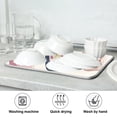 thumbnail image 7 of Yayeee Dish Drying Mat for Kitchen Counter 16"x18" Microfiber Absorbent Pad, Beige Jam Jars, 7 of 7
