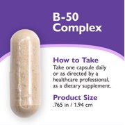 CELEBRATE VITAMINS Vitamin B-50 Complex Capsules, 90 Count