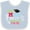 Blue and White, variant on Inktastic My Mommy Did It and She Did It for Me with Graduation Cap Boys Baby Bib