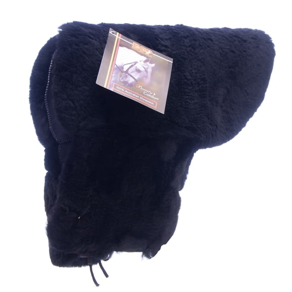 Western Seat Saver/blk sheepskin Dlx