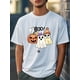 thumbnail image 1 of Camiseta de Halloween - Camiseta de manga corta con cuello redondo y estampado de Halloween para hombre, 1 of 6