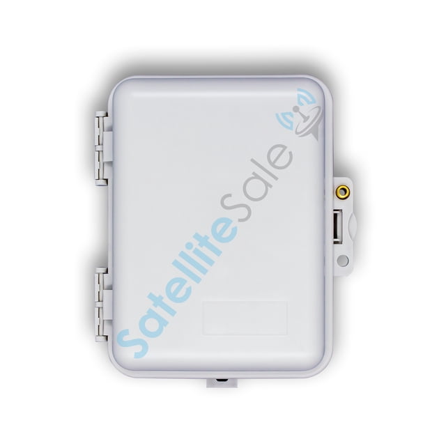 SatelliteSale Weatherproof Junction Box Heavy Duty Enclosure 8x7x2 Inches UV-Rated Thermoplastic Alloy