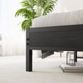 thumbnail image 5 of PAPROOS Full Metal Platform Bed, Storage Headboard with Charging Station, Metal Bed Frame with Heavy Duty Steel Slats, No Box Spring Needed, Black, 5 of 9