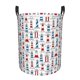 thumbnail image 1 of Fotbe Lighthouse And Beacon Cesto de Ropa con Asas, Cesto Impermeable de Gran Capacidad, Bolsa de Lavado para Dormitorio, Cesto de Ropa con Ruedas y Asas-Medium, 1 of 6
