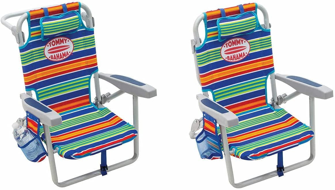 Tommy Bahama 5 Position Kids Beach Chair Set Of 2 Walmart Com