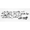 Thomas Hobbes (1588-1679) Nenglish Philosopher Autograph Signature Poster Print by Granger Collection