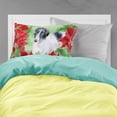thumbnail image 2 of Borzoi Poinsettas Fabric Standard Pillowcase, 2 of 2