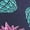 Teal, variant on Buttery Soft Teal Pineapple Women's Joggers - Medium