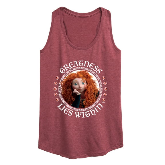 Disney Brave - Merida Greatness Lies Within - Women's Racerback Tank Top