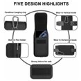 thumbnail image 3 of Belt bag for mobile phone Belt bag nylon case, 3 of 5