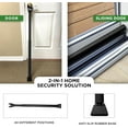 thumbnail image 6 of Door Stopper Security Bar, 2-in-1 Adjustable Door Steel Jammer, 300 lbs of Force, by Guard Dog Security, 2 pack Black, 6 of 8