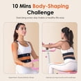 thumbnail image 4 of SogesPower Squat Machine Rowing Machines for Home, Foldable Fitness Rowing Machine Row, Ride Squat Machine with Adjustable 2 Resistance Bands for Workout Exercise, 330 lbs Weight Capacity, Pink, 4 of 8