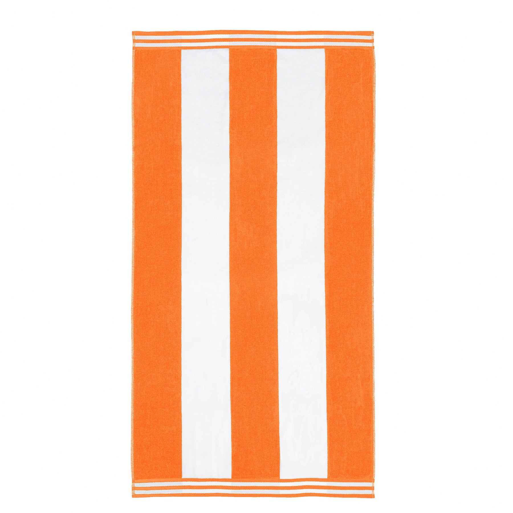 BNM Cabana Stripes Oversized Beach Towel, 34 x 64, Orange