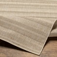 thumbnail image 6 of BoutiqueRugs Sultanhisar Contemporary Geometric Runner Rug - Modern Minimalist Striped Carpet for Hallway, Patio, Terrace - Outdoor Safe - Beige, Cream, Tan - 2'7" x 10', 6 of 11
