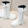 thumbnail image 6 of BOBOGOJP Girls Knee High Fashion Riding Boots Youth/Toddler(Big Kids/Little Kids/Toddler) White for Size 3.5, 6 of 6