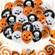 thumbnail image 5 of Decoraciones de fiesta de Halloween 100 imágenes Globos de Halloween Globos de látex Globos de calabaza y mueca para niños Decoraciones de regalo de fiesta de cumpleaños Perfecto para tu fiesta, 5 of 5