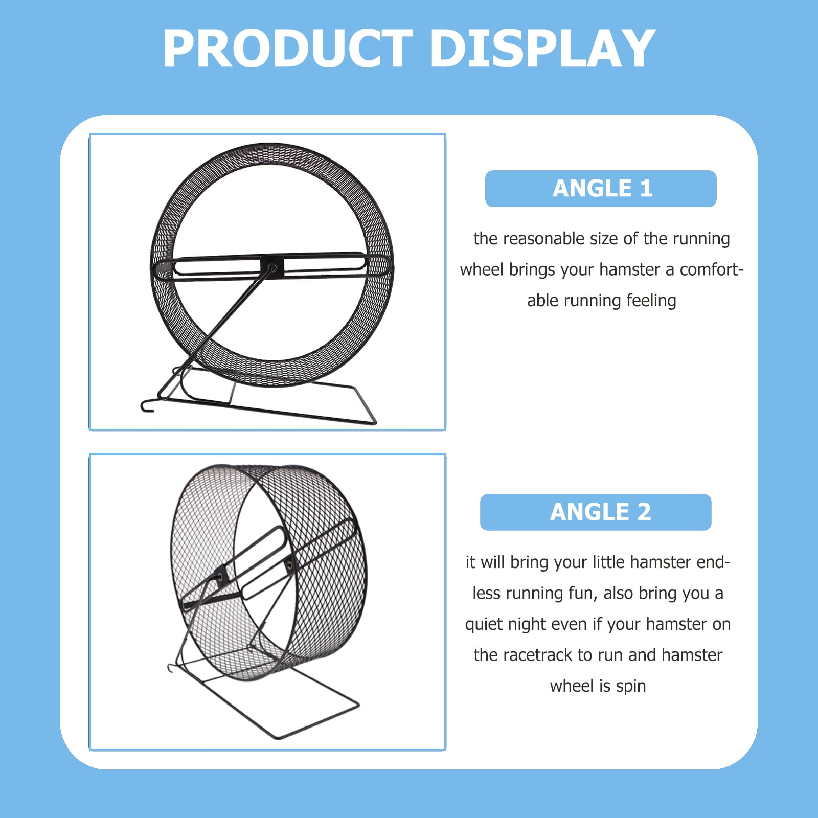 PBPBOX Indoor Use Hamster Running Wheel Iron 1Pack