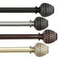 thumbnail image 3 of Domovina Atiya 1" Single Curtain Rod-Color:Gold,Size:66-120", 3 of 4