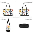 thumbnail image 6 of FORMRS Laptop Tote Bag for Women with 15.6" Computer Compartments Handbag, Black Simple Shapes, 6 of 7