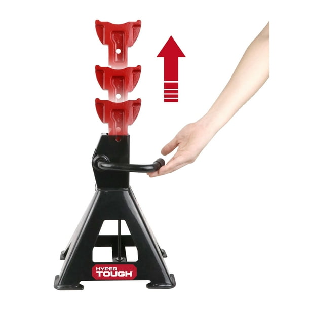 Hyper Tough TH54006D 4Ton Capacity Steel Quick Lift Jack Stands