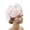 Beige, variant on 1920s Flapper Hat Woolen Fascinator Hat For Women Cocktail Party Photoshoots