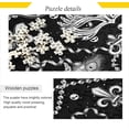 thumbnail image 2 of FREEAMG Mardi Gras Mask Puzzle 500 Pieces - Wooden Jigsaw Puzzles for Family Games - Suitable for Teenagers and Adults, 20.5"x14.9", 2 of 7