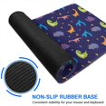 thumbnail image 6 of Long Mouse Pads for Desk,DarkBlue Dinosaurs with Shapes Pattern Desk Mats on Top Of Desks, Desk Mouse Pad Extra Large with 3mm Non-Slip Base and Stitched Edge for Gaming,Office,Work,Home 35.4"x15.7", 6 of 6
