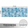 thumbnail image 5 of Kitchen Rugs Sets Of 2,Light Blue Christmas Snowflake Pattern Anti Fatigue Kitchen Mat Rugs Non Slip Washable,Decorative Kitchen Floor Mats for Kitchen,Sink,Laundry,17"X47", 5 of 5