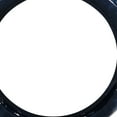 thumbnail image 3 of Benjara BM221147 Round Shaped Metal Wall Mirror with Mounting Hardware, Blue, 3 of 4