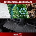 thumbnail image 2 of WayhighÂ® Floor Mats & Cargo Liner Custom for Buick Envision 2021-2026 All Weather Protection TPE Floor Liners Front & Rear Row Full Set Envision Accessories Black, 2 of 9
