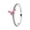 R041-P, variant on 925 Sterling Silver Sparkling Butterfly Ring Women Finger Ring For Party Jewelry