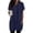 A1 Dark Blue, variant on Women's Summer Long T Shirt for Leggings Beach Top with Pockets Plain Long Blouse Loose Tunic Basic T-Shirt Elegant Sweatshirt,Lightweight Summer Loose Pullovers Tunic Tops for Leggings T Shirt Dress