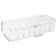 thumbnail image 2 of Luxshiny Caja Organizadora Transparente Para Cables Con Y Divisores Desmontables Para Escritorio, 2 of 8