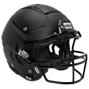 Schutt F7 VTD Adult Football Helmet with Carbon Steel Mask (Matte Black, XL, Black ROPO-NB)