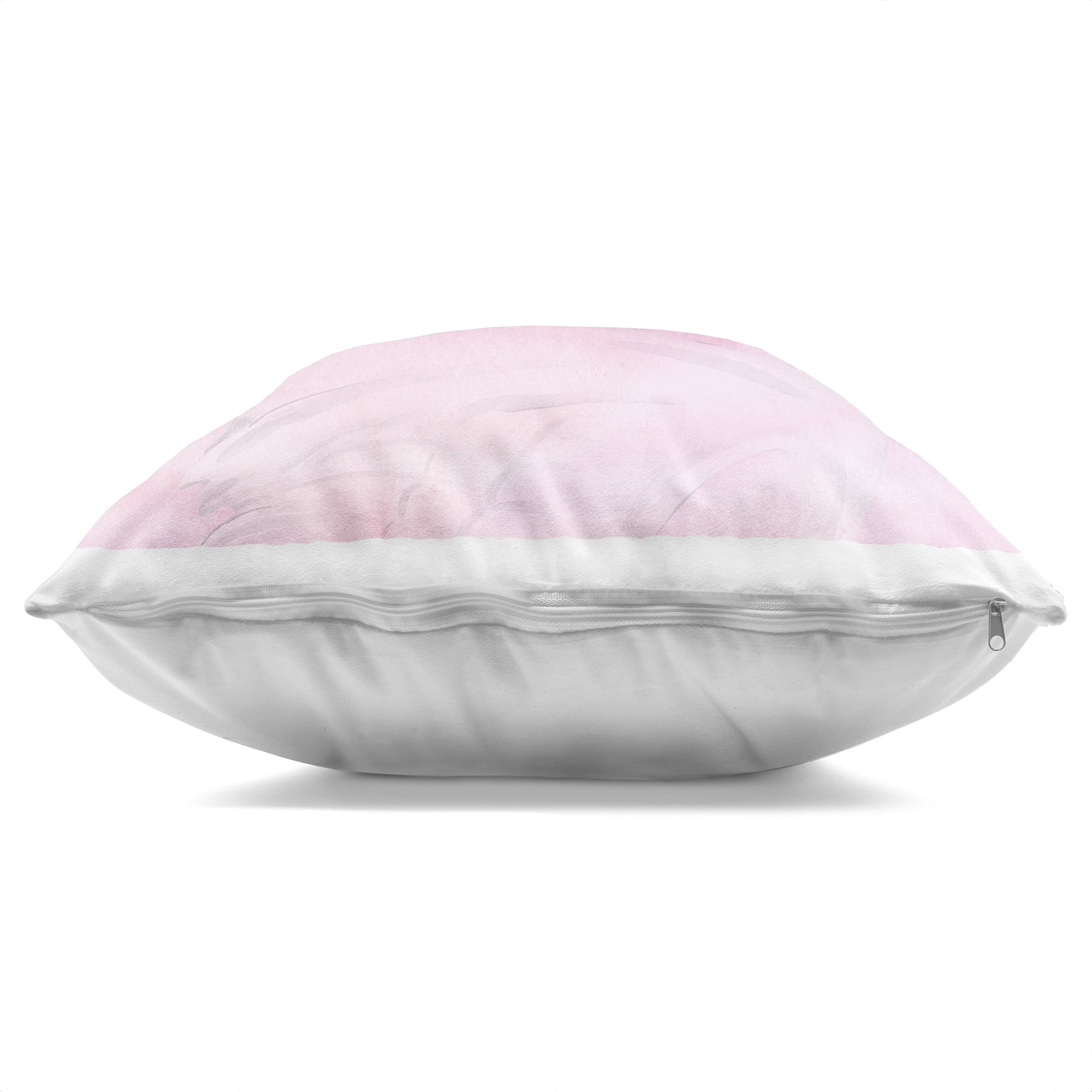 Stupell Industries Pink Bow Swan Decorative Printed Throw Pillow, design by Corinne Haig, 18 x 7 x 18