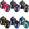 thumbnail image 2 of Jersey de ciclismo de manga larga para mujer de México, ropa de competición de ciclismo de montaña fina o polar de invierno, 2 of 5