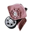 thumbnail image 2 of 2 Pcs Roues de Valise Outil de Remplacement Roulettes de Valise Organisateur Rouleau Silencieux Amovible Accessoire de Réparation Rose Rouge Double Rangées, 2 of 8