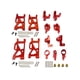 thumbnail image 3 of Mejora piezas suspensión brazo eje de dirección para WLTOYS 144001 1/14 RC rojo perfke brazo de suspensión del coche rc, 3 of 4