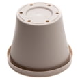 thumbnail image 3 of Bloem Terra Pot Planter: 12" - Pebble Stone Beige - Durable Resin Pot, for Indoor and Outdoor Use, Gardening, 3.5 Gallon Capacity, Saucer Sold Separately, 3 of 6