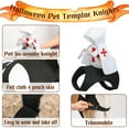 thumbnail image 3 of Duuclume Dog Clothes Christmas Cosplay Costume Halloween Crusader Knight Pet transformation Costume M, 3 of 6