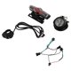 thumbnail image 2 of Bike Light Set IPX4 Water Resistant Bike Headlight and Tail Light with Turn Signals Set for Night Cycling 36V-60V, 2 of 5