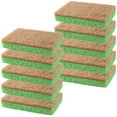 thumbnail image 1 of Hottest 10 Pack Natural Dish Sponge, Eco-Friendly Scrub Sponge, Compostable Coconut & Cellulose Cleaning Scrubber Non-Scratch Kitchen Sponge for Pot,Pan,Bathroom,Flatware,Sink,, 1 of 3