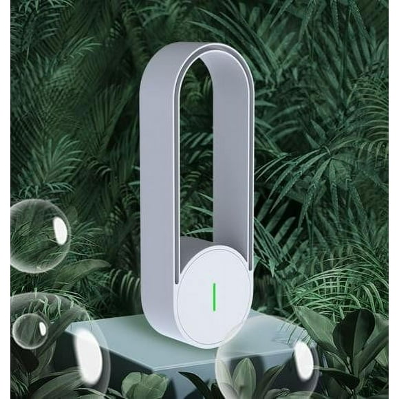 Purificador de aire de iones negativos enchufable - Removedor de olores para humo, baño, cocina y oficina, desodorizante con chip de ahorro energético