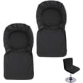 thumbnail image 1 of Funda para taburete de bar con respaldo extensible para silla giratoria, 1 of 5