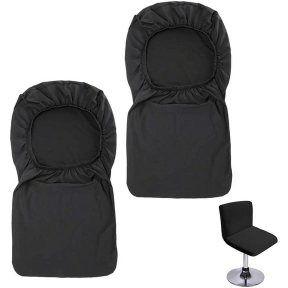 Bar stool cover with extendable backrest for swivel chair