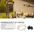 thumbnail image 3 of Interrupteur Thermocouple Inclinable, Interrupteur de Décharge Interrupteur de Sécurité Capteur de Sécurité Protection Durable Précis pour Chauffage de Patio, 3 of 7
