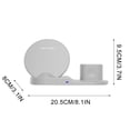 thumbnail image 3 of Base de carga inalámbrica 3 en 1 para todos los teléfonos móviles compatibles con carga inalámbrica, carga rápida, soporte para teléfono., 3 of 3