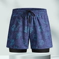 thumbnail image 1 of Bañador para hombre, bañador de doble capa para correr, pantalones cortos, ropa deportiva de secado rápido (3XL) Tmvgtek Para Estrenar, 1 of 9