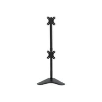 Mount-It! Vertical Dual Monitor Stand | Fits 17-32 Inch Monitors | Freestanding